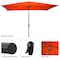 Pure Garden 10 Rectangular Patio Umbrella, Orange 50-LG1280 - alternate 2